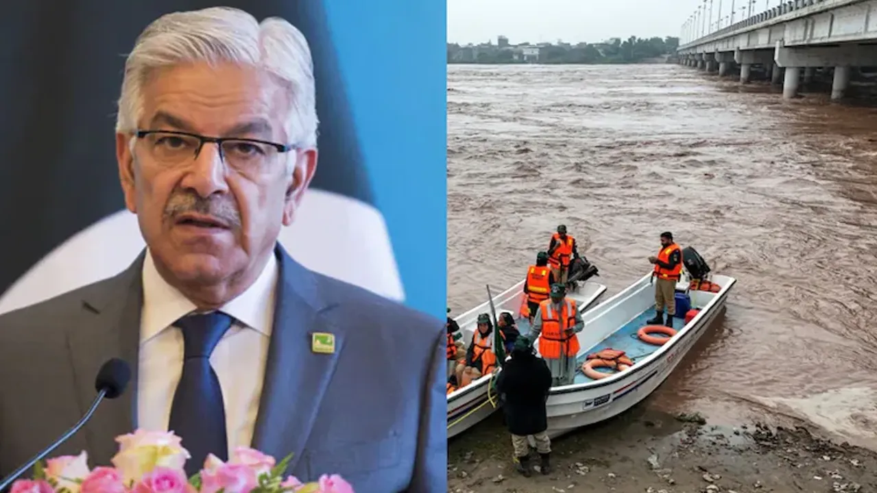 প্রাণঘাতী বন্যাকে ‘আশীর্বাদ’ বললেন পাকিস্তানের প্রতিরক্ষামন্ত্রী