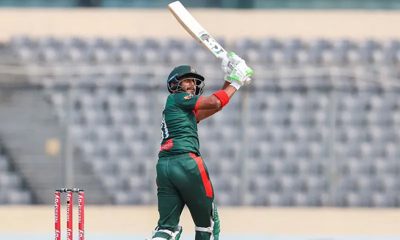 ওয়ানডেতে প্রথম সেঞ্চুরির দেখা পেলেন তানজিদ তামিম
