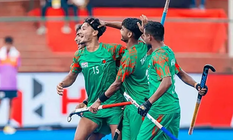 চাইনিজ তাইপেকে হারিয়ে শুভ সূচনা বাংলাদেশ হকির