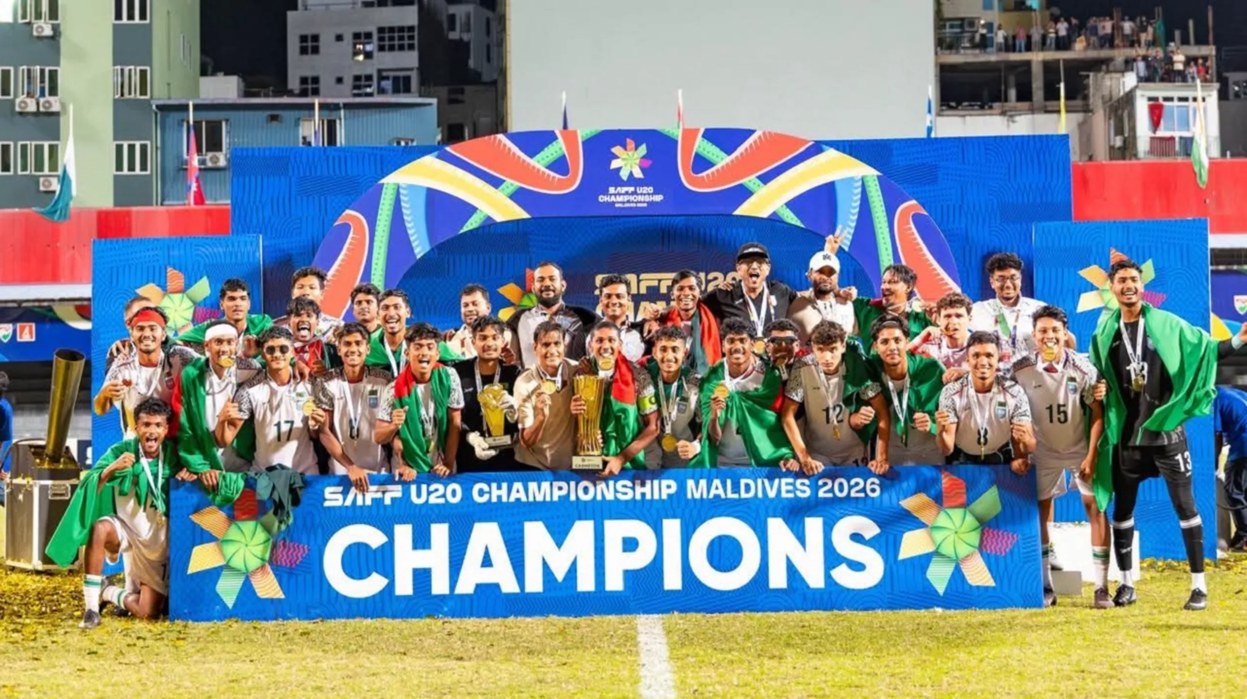 সেরা গোলরক্ষক মাহিন, টুর্নামেন্ট সেরা ওমাং দোদুম