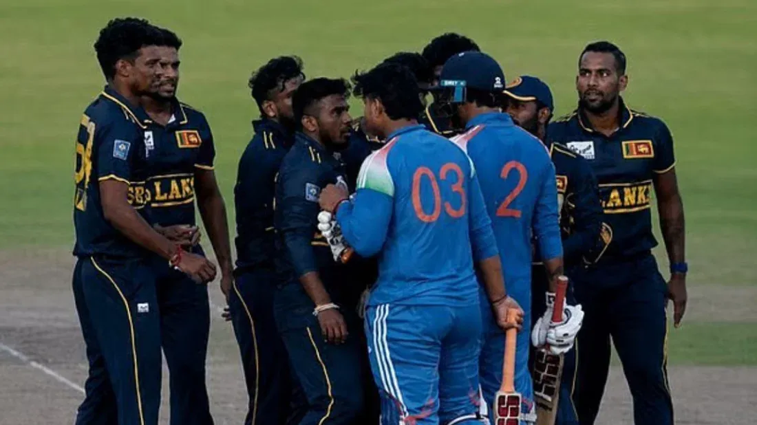 শ্রীলঙ্কার ক্রিকেটারকে ধাক্কা মারলেন সূর্যবংশী