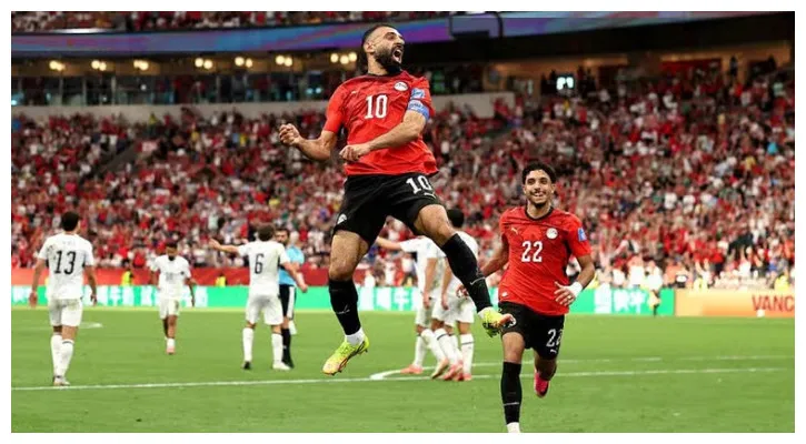 নিউজিল্যান্ডকে উড়িয়ে গ্রুপের শীর্ষে মিসর