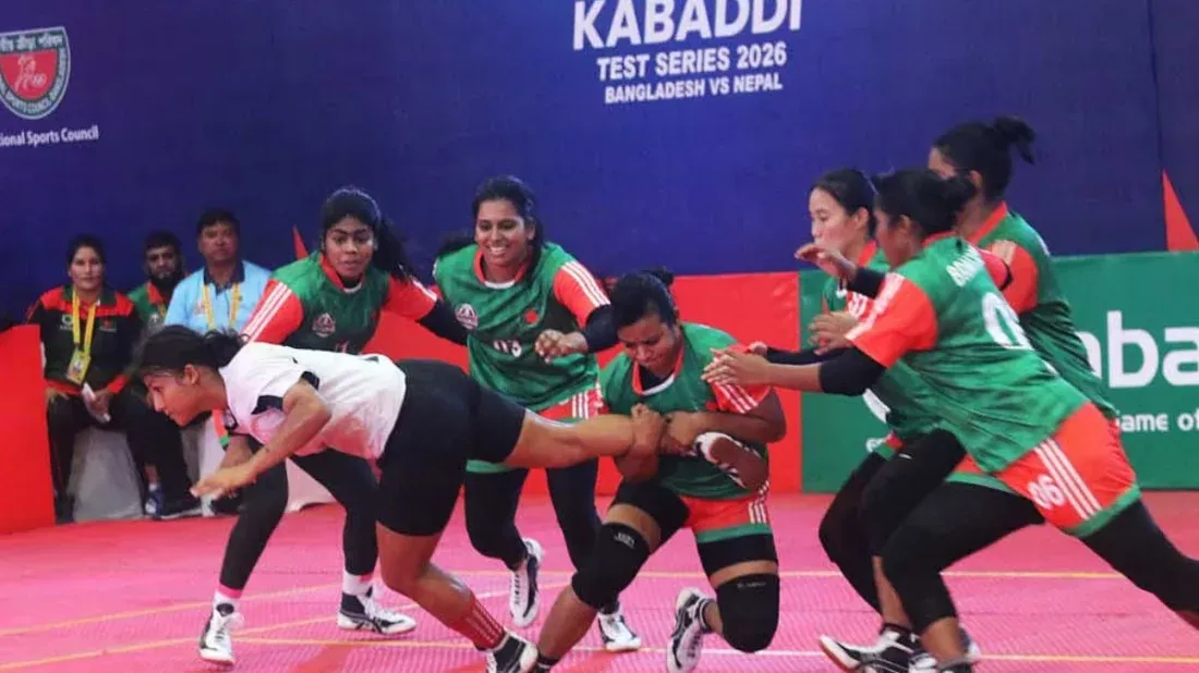 নেপালকে হারিয়ে সিরিজে ২-১ ব্যবধানে এগিয়ে বাংলাদেশ নারী কাবাডি দল